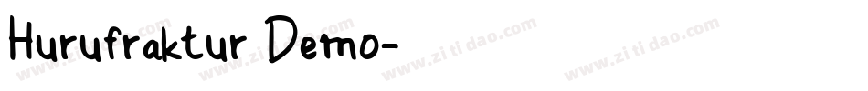 Hurufraktur Demo字体转换